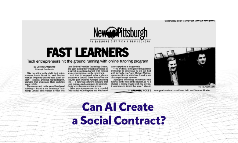 Can AI create a social contract
