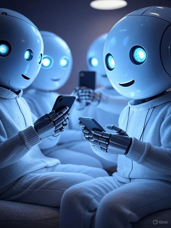 AI bots on social media.