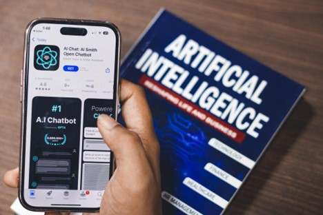 https://www.pexels.com/photo/webpage-of-ai-chatbot-a-prototype-ai-smith-open-chatbot-is-seen-on-the-website-of-openai-on-a-apple-smartphone-examples-capabilities-and-limitations-are-shown-16380906/