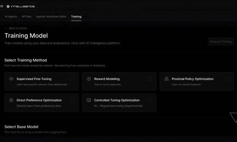 io.net Launches Training as a Service for Models and Agents