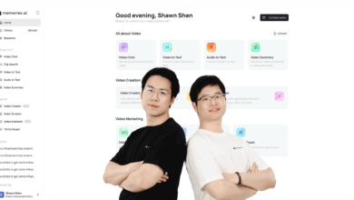 Memories.ai Founders: Dr. Shawn Shen (CEO) and Ben Zhou (CTO)