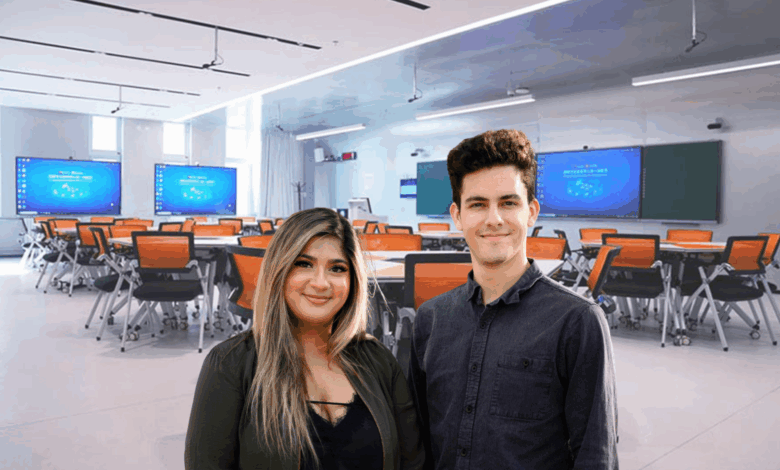 Nectir's Co-Founders: Kaitta Ghai and Jordan Long