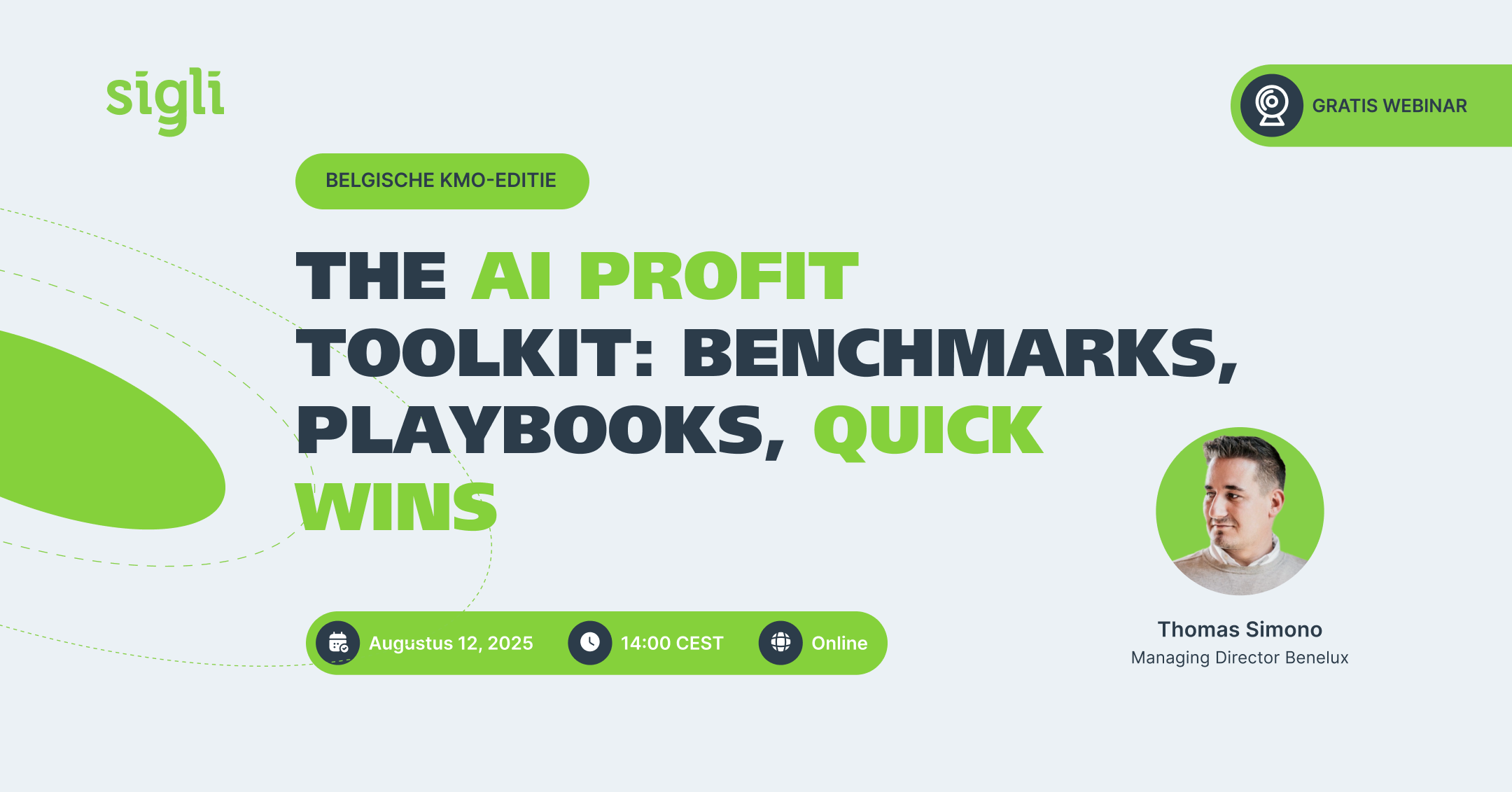 The AI Profit Toolkit: benchmarks, playbooks & quick wins. Belgische KMO-ed