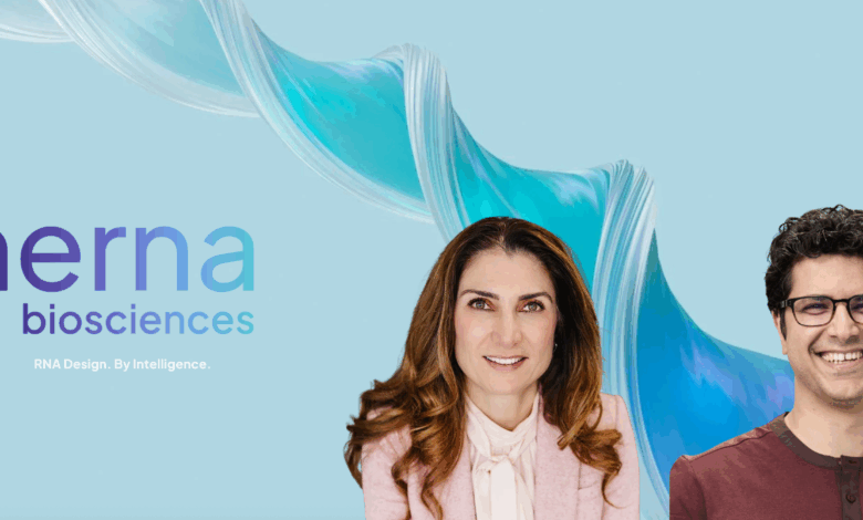 Therna Biosciences' Co-Founders: Nazli Azimi, Ph.D. and Hani Goodarzi, Ph.D.