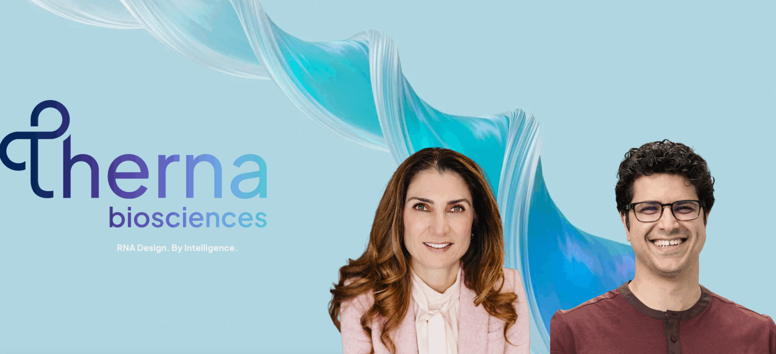 Therna Biosciences' Co-Founders: Nazli Azimi, Ph.D. and Hani Goodarzi, Ph.D.