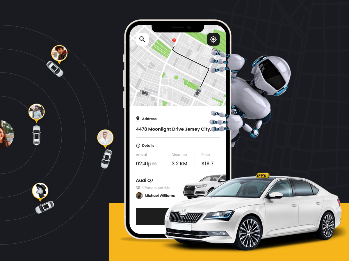 AI-Powered Taxi App Development- Transforming Taxi Business in 2025