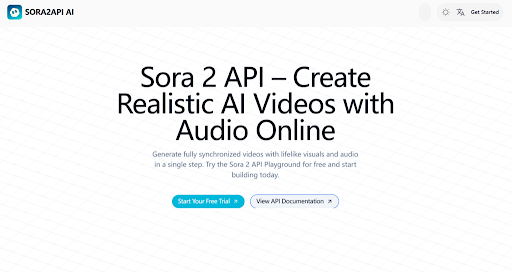 code editor showing Sora 2 API integration within a video app project